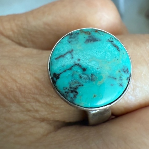 Jes Maharry Turquoise 'Never give up"  "Hope"  Ring - Picture 8 of 12